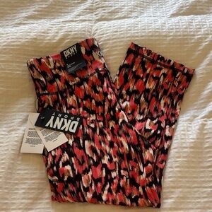 DKNY Sport Vibrant Pink and Black Leggings